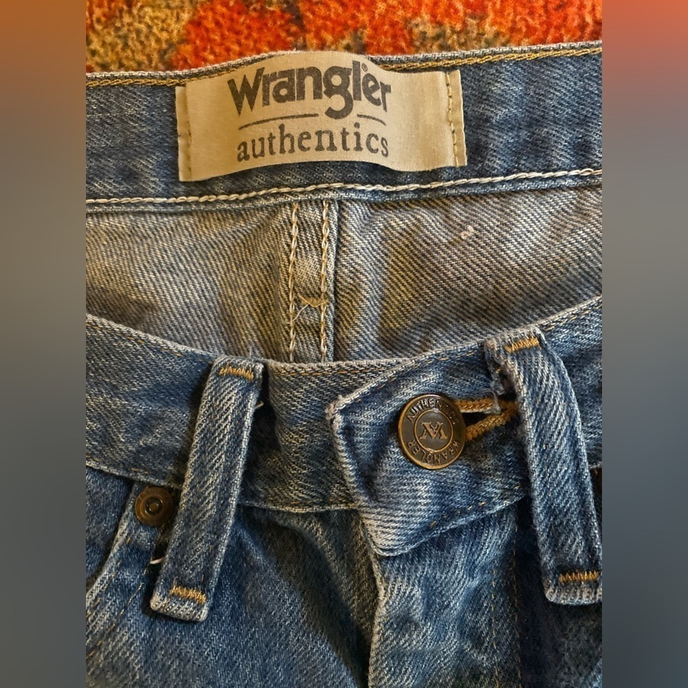 Wrangler Blue Denim Shorts - Picture 6 of 10